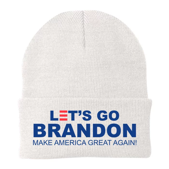 Let's Go Brandon Make American Great Again Knit Cap Winter Beanie