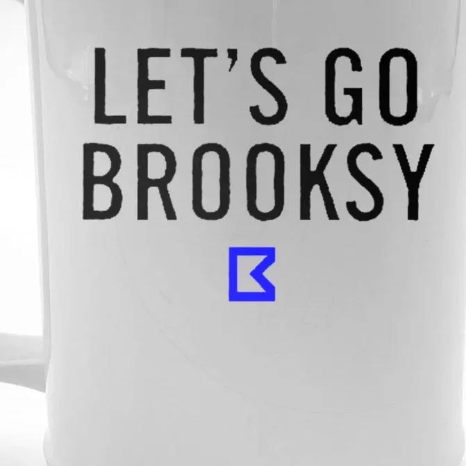 Lets Go Brooksy Front & Back Beer Stein