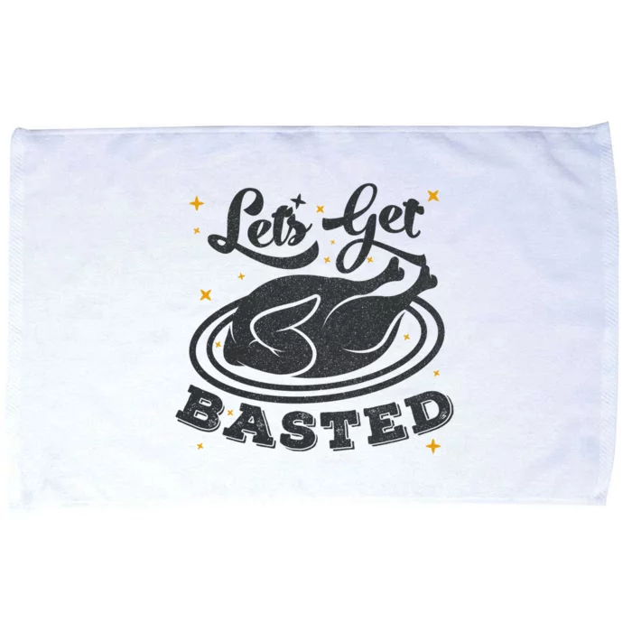 Lets Get Basted Gift Microfiber Hand Towel