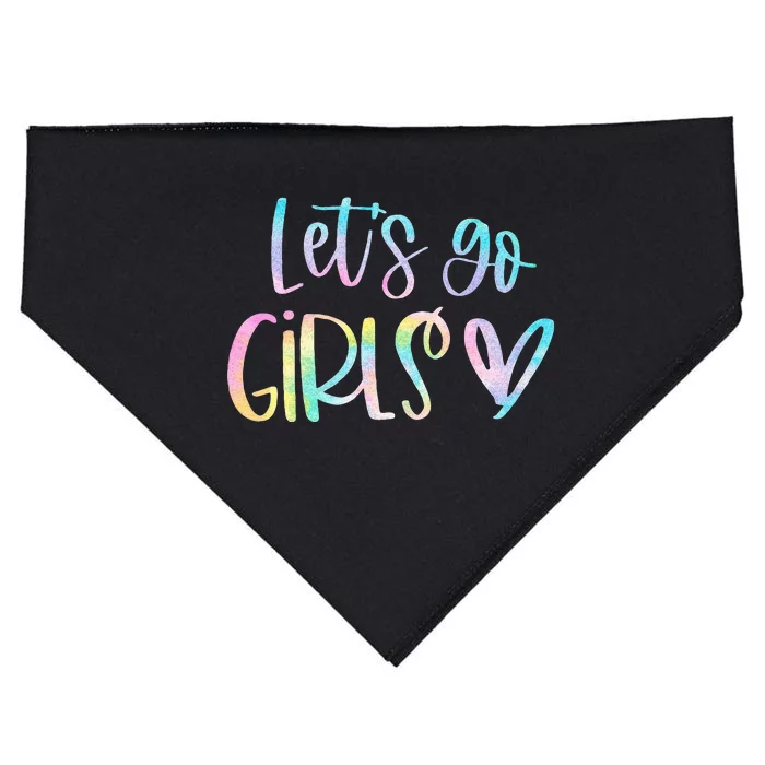 Lets Go Bachelorette Party Bridal Bride Trip USA-Made Doggie Bandana