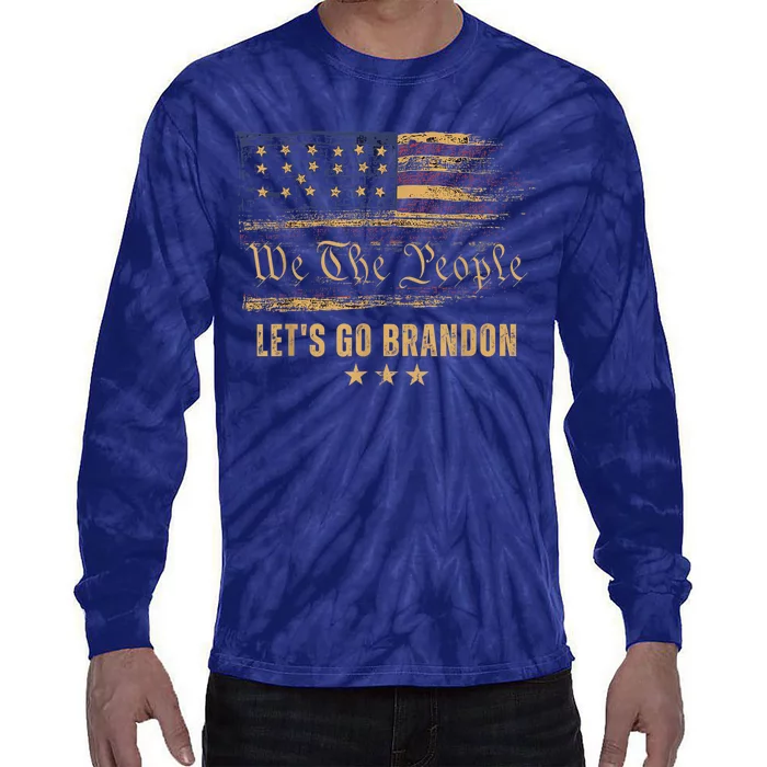 Let's Go Brandon - Let's Go 2024 We The People Tie-Dye Long Sleeve Shirt