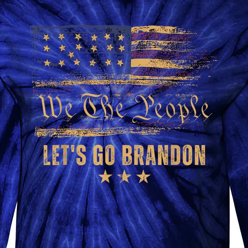 Let's Go Brandon - Let's Go 2024 We The People Tie-Dye Long Sleeve Shirt