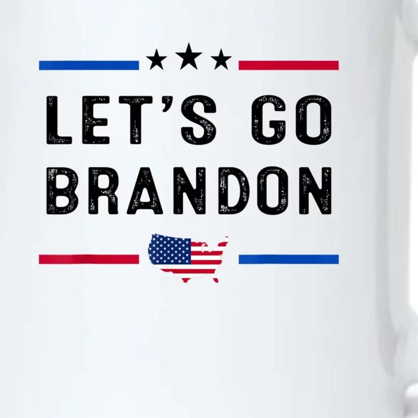 Let’s Go Brandon Conservative US Flag Black Color Changing Mug