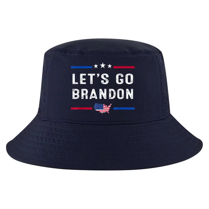 Let’s Go Brandon Conservative US Flag Cool Comfort Performance Bucket Hat