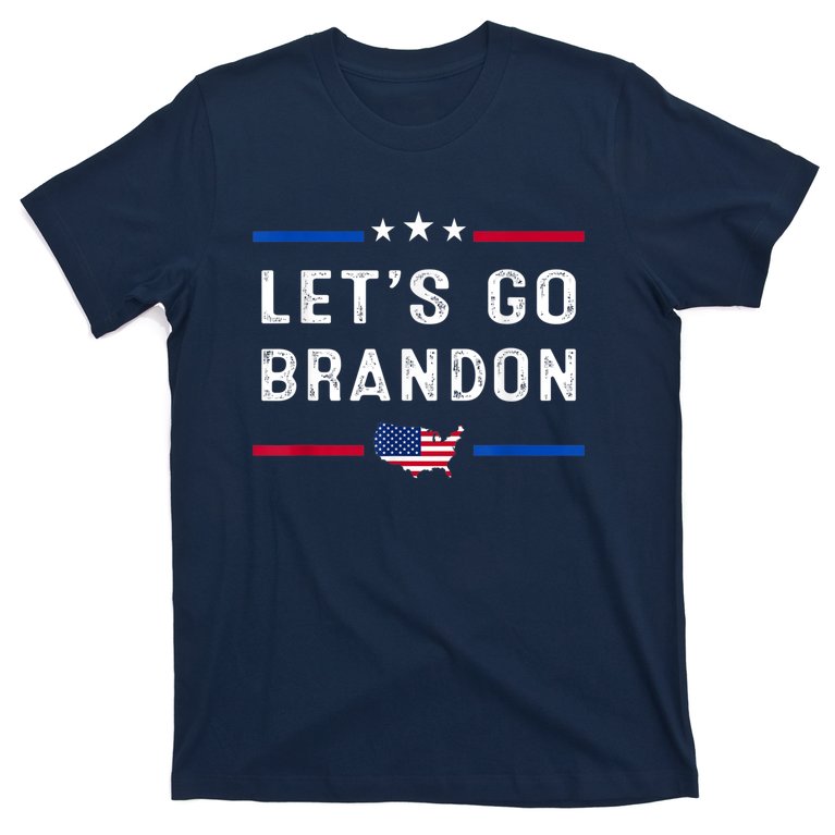 Let’s Go Brandon Conservative US Flag T-Shirt