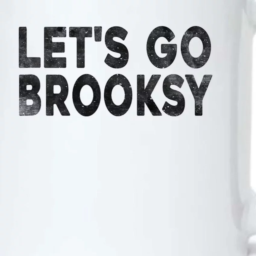 Lets Go Brooksy Black Color Changing Mug