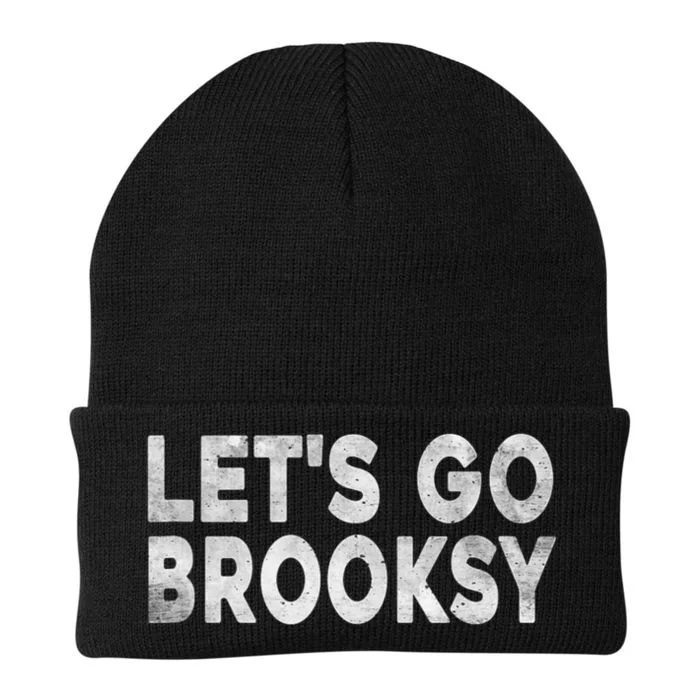 Lets Go Brooksy Knit Cap Winter Beanie