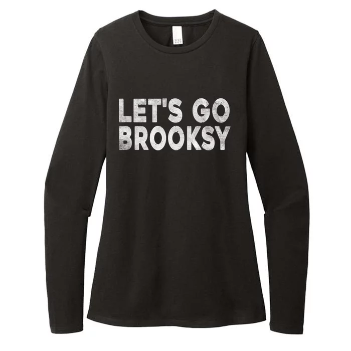 Lets Go Brooksy Womens CVC Long Sleeve Shirt