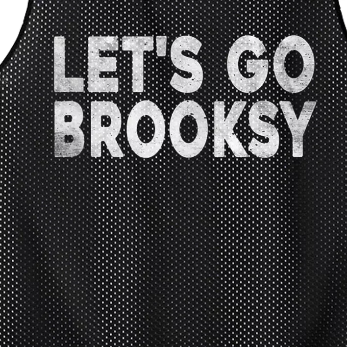 Lets Go Brooksy Mesh Reversible Basketball Jersey Tank