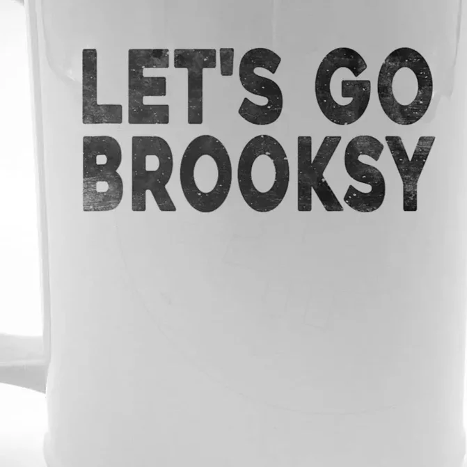 Lets Go Brooksy Front & Back Beer Stein