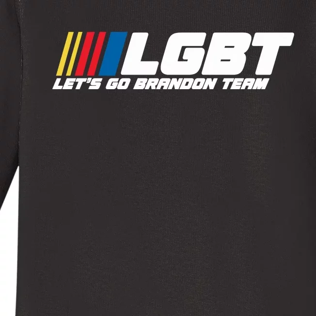 Lets Go Brandon, Let's Go Brandon Team, LGBT, FJB Baby Long Sleeve Bodysuit