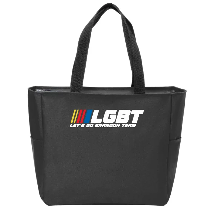 Lets Go Brandon, Let's Go Brandon Team, LGBT, FJB Zip Tote Bag