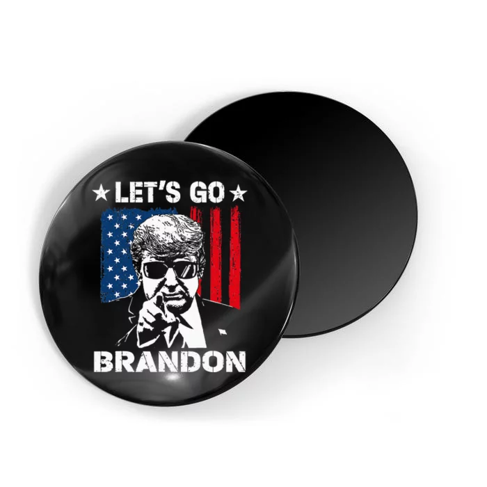 Lets Go Braden Brandon Conservative Anti Liberal US Flag Magnet