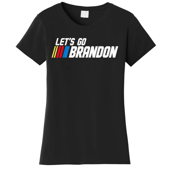 LetS Go Braden Brandon Us Flag Trendy Sarcastic Women's T-Shirt