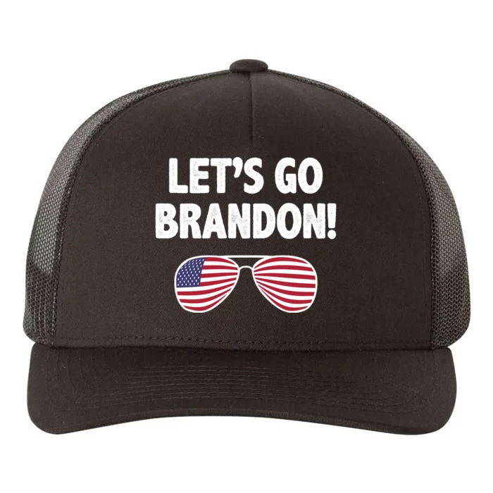 Let's Go Brandon Conservative F Biden Chant Yupoong Adult 5-Panel Trucker Hat