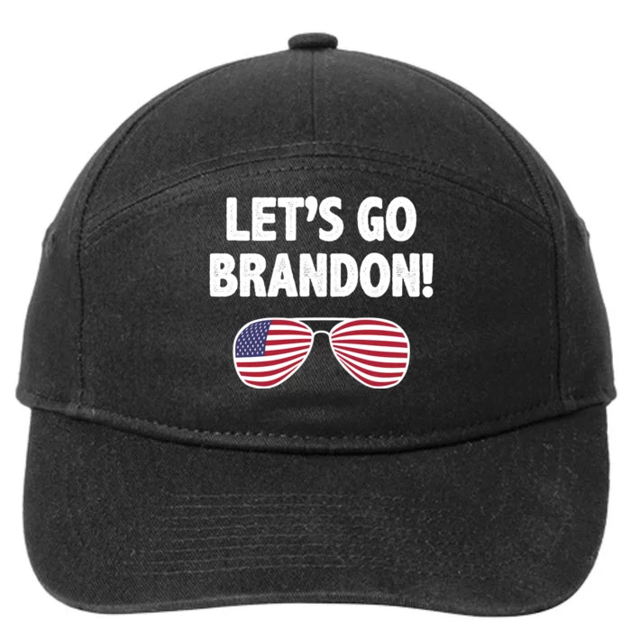 Let's Go Brandon Conservative F Biden Chant 7-Panel Snapback Hat