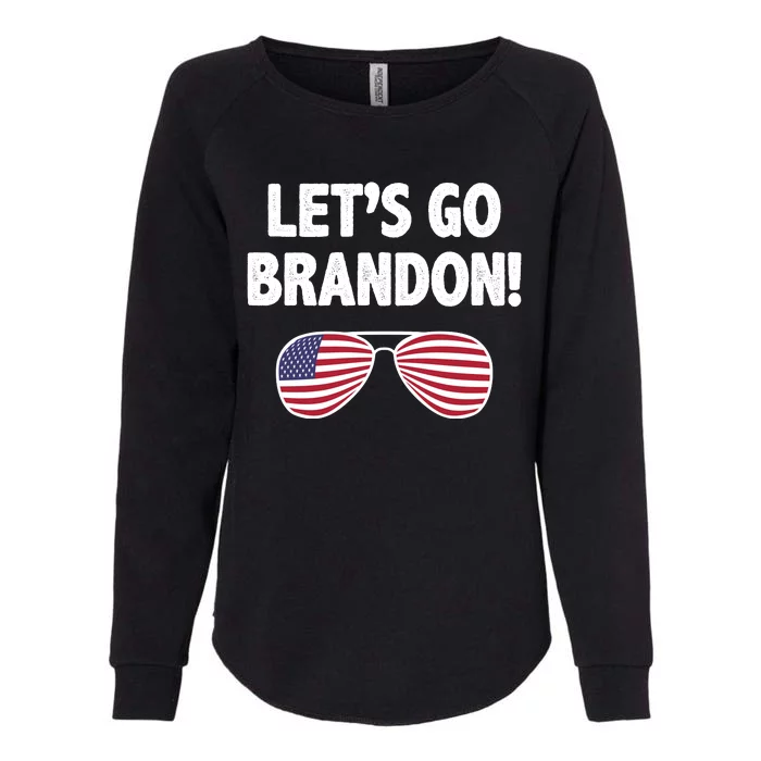 Let's Go Brandon Conservative F Biden Chant Womens California Wash Sweatshirt