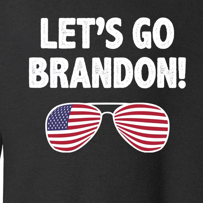 Let's Go Brandon Conservative F Biden Chant Toddler Sweatshirt