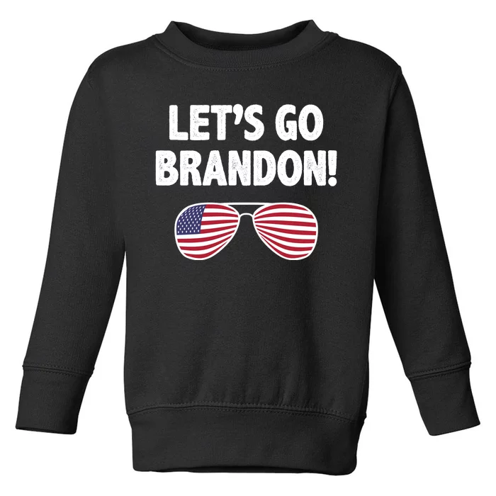 Let's Go Brandon Conservative F Biden Chant Toddler Sweatshirt