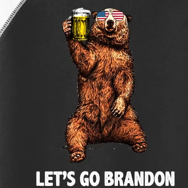 Let's Go Brandon Cheers American Bear Toddler Fine Jersey T-Shirt