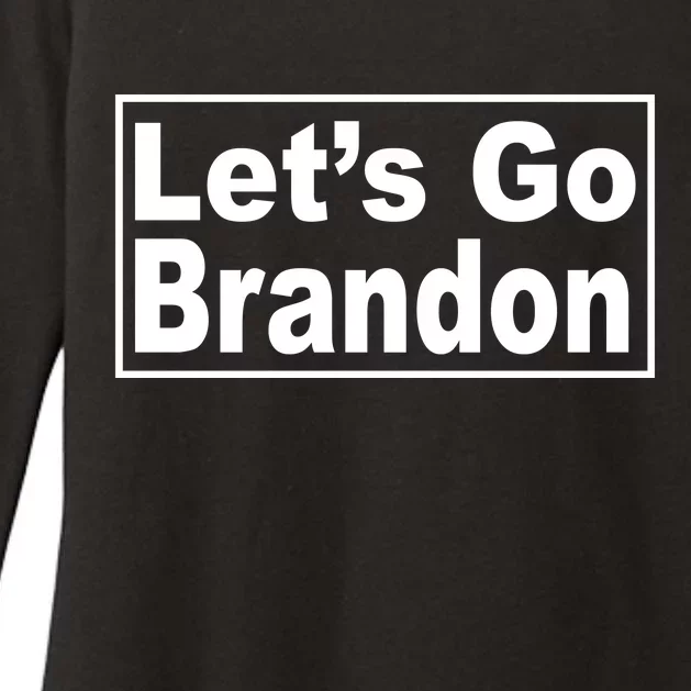 Let's Go Brandon Joe Biden Chant Womens CVC Long Sleeve Shirt