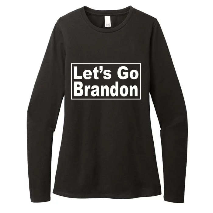 Let's Go Brandon Joe Biden Chant Womens CVC Long Sleeve Shirt