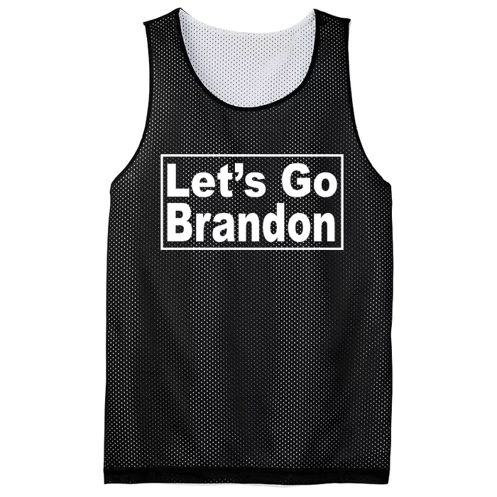 Let's Go Brandon Joe Biden Chant Mesh Reversible Basketball Jersey Tank