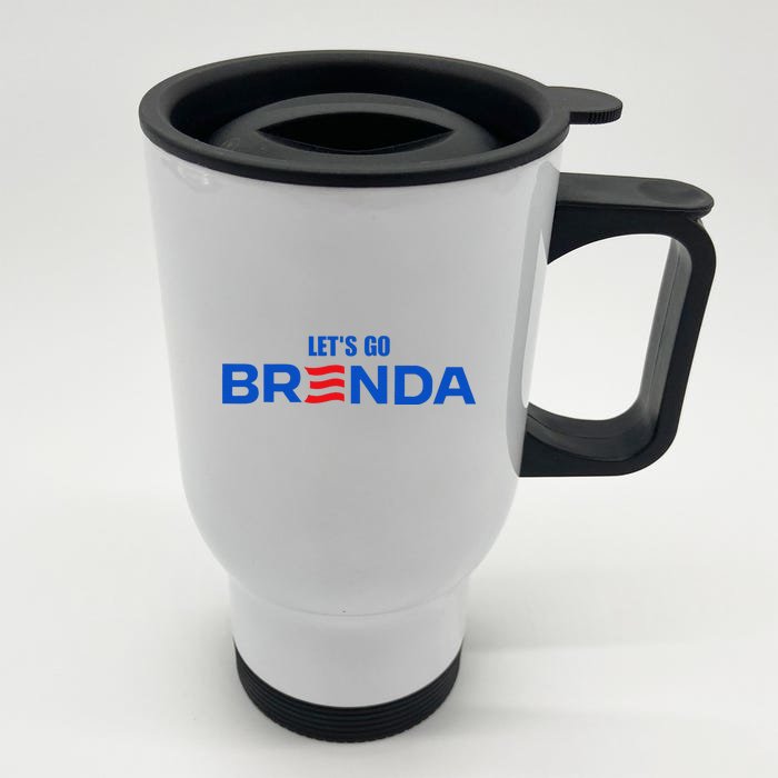 LetS Go Brenda Kamala 2024 Front & Back Stainless Steel Travel Mug