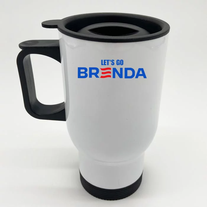 LetS Go Brenda Kamala 2024 Front & Back Stainless Steel Travel Mug