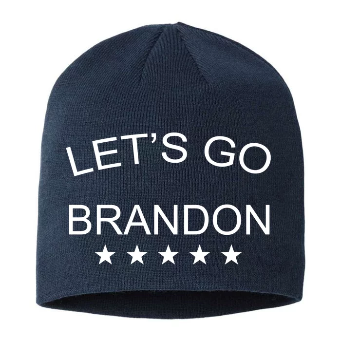 Let's Go Brandon Funny Joe Biden 8 1/2in Sustainable Knit Beanie