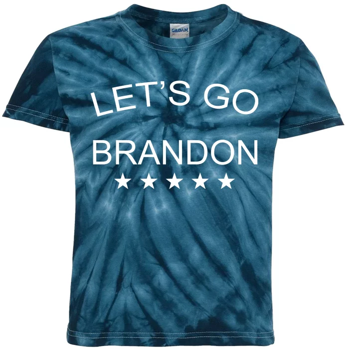 Let's Go Brandon Funny Joe Biden Kids Tie-Dye T-Shirt