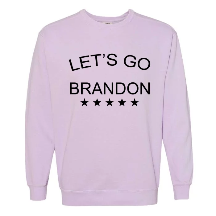 Let's Go Brandon Funny Joe Biden Garment-Dyed Sweatshirt