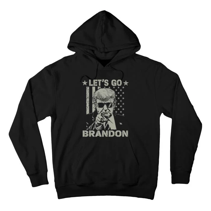 LetS Go Braden Brandon Us Flag Funny Trendy Sarcastic Tall Hoodie