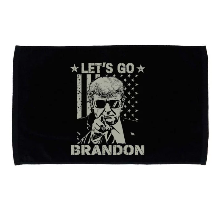 LetS Go Braden Brandon Us Flag Funny Trendy Sarcastic Microfiber Hand Towel