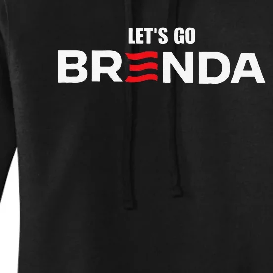 LetS Go Brenda Us Flag Women's Pullover Hoodie