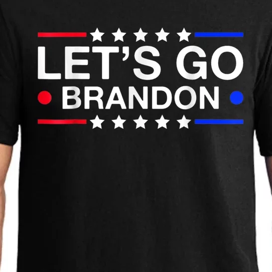 Let's Go Brandon Conservative US Flag Pajama Set