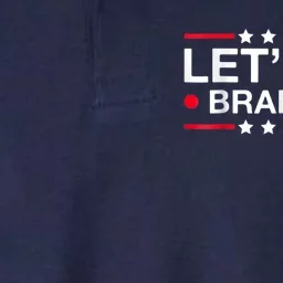 Let's Go Brandon Conservative US Flag Softstyle Adult Sport Polo