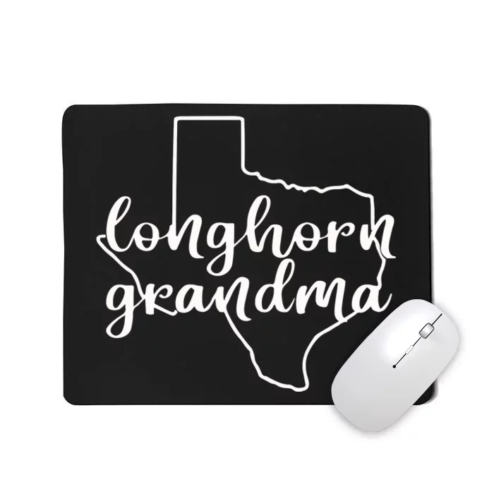 Longhorn Grandma Bella Mousepad