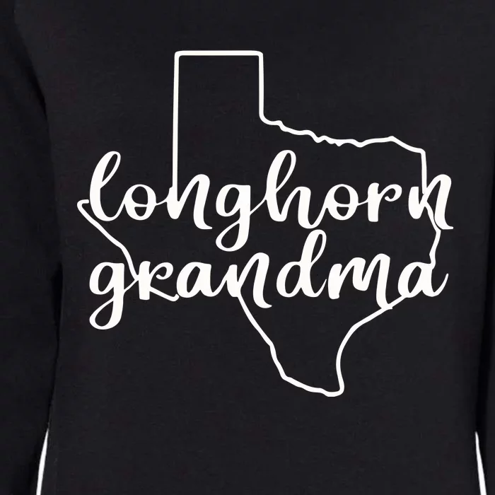 Longhorn Grandma Bella Womens California Wash Sweatshirt