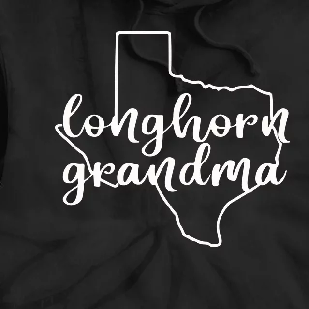 Longhorn Grandma Bella Tie Dye Hoodie