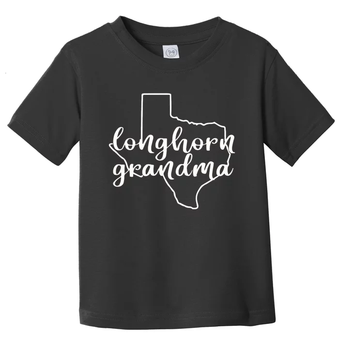 Longhorn Grandma Bella Toddler T-Shirt