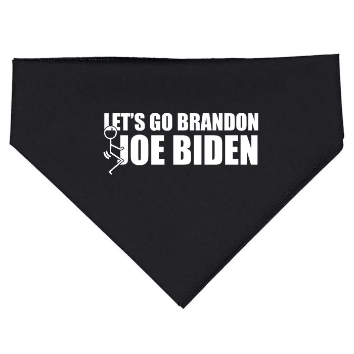 Let's Go Brandon F Joe Biden Funny USA-Made Doggie Bandana