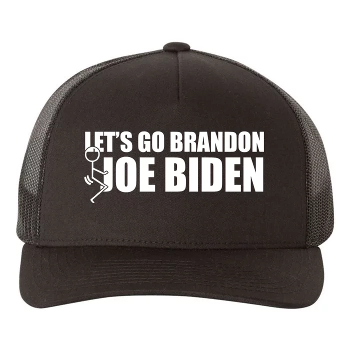 Let's Go Brandon F Joe Biden Funny Yupoong Adult 5-Panel Trucker Hat