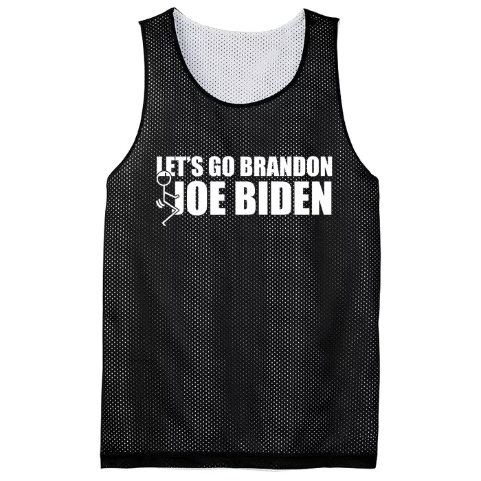 Let's Go Brandon F Joe Biden Funny Mesh Reversible Basketball Jersey Tank