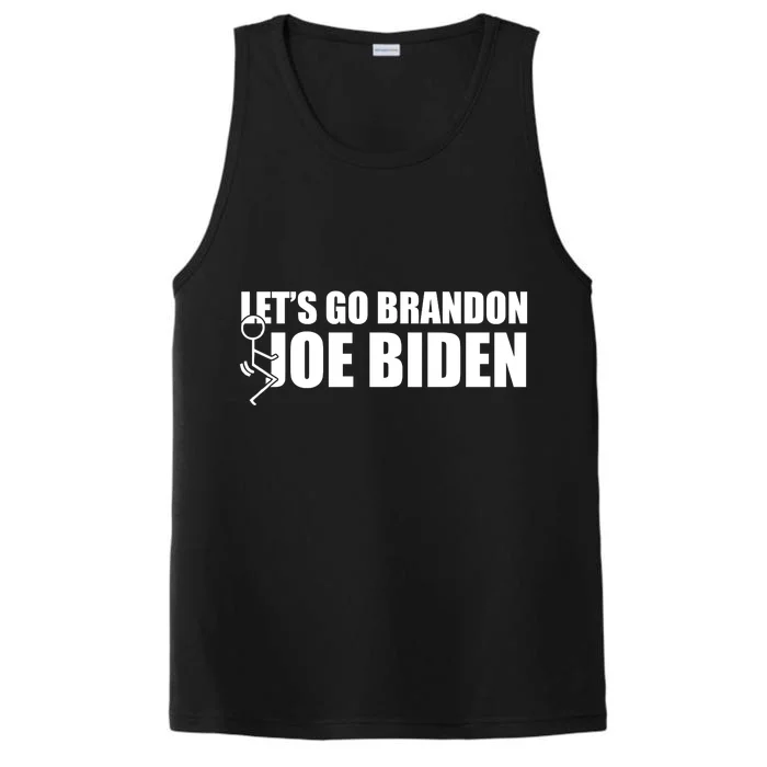 Let's Go Brandon F Joe Biden Funny Performance Tank