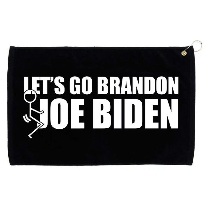 Let's Go Brandon F Joe Biden Funny Grommeted Golf Towel