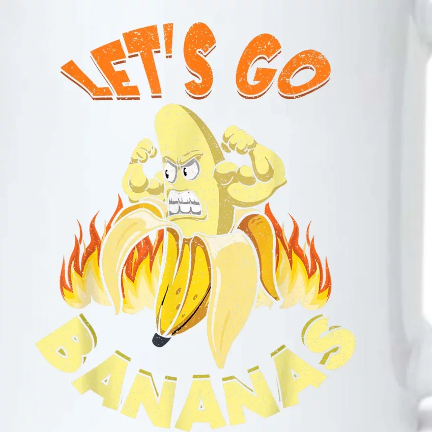 LetS Go Banana Muscle Banana Meme Funny Banana Black Color Changing Mug