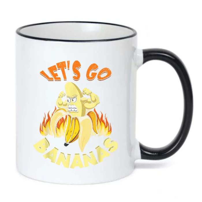 LetS Go Banana Muscle Banana Meme Funny Banana Black Color Changing Mug