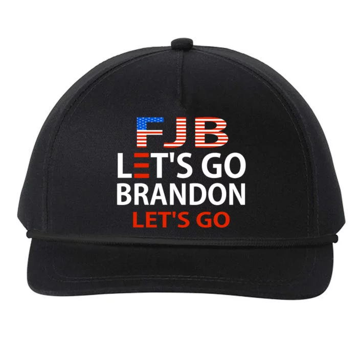 Let's Go Brandon Let's Go Snapback Five-Panel Rope Hat