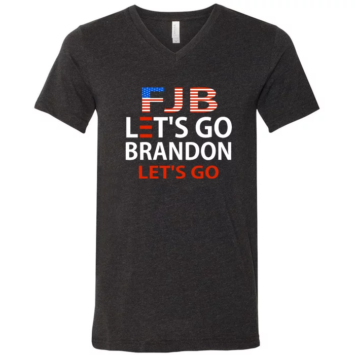 Let's Go Brandon Let's Go V-Neck T-Shirt